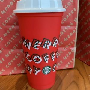 4 Starbucks Reusable Cups!